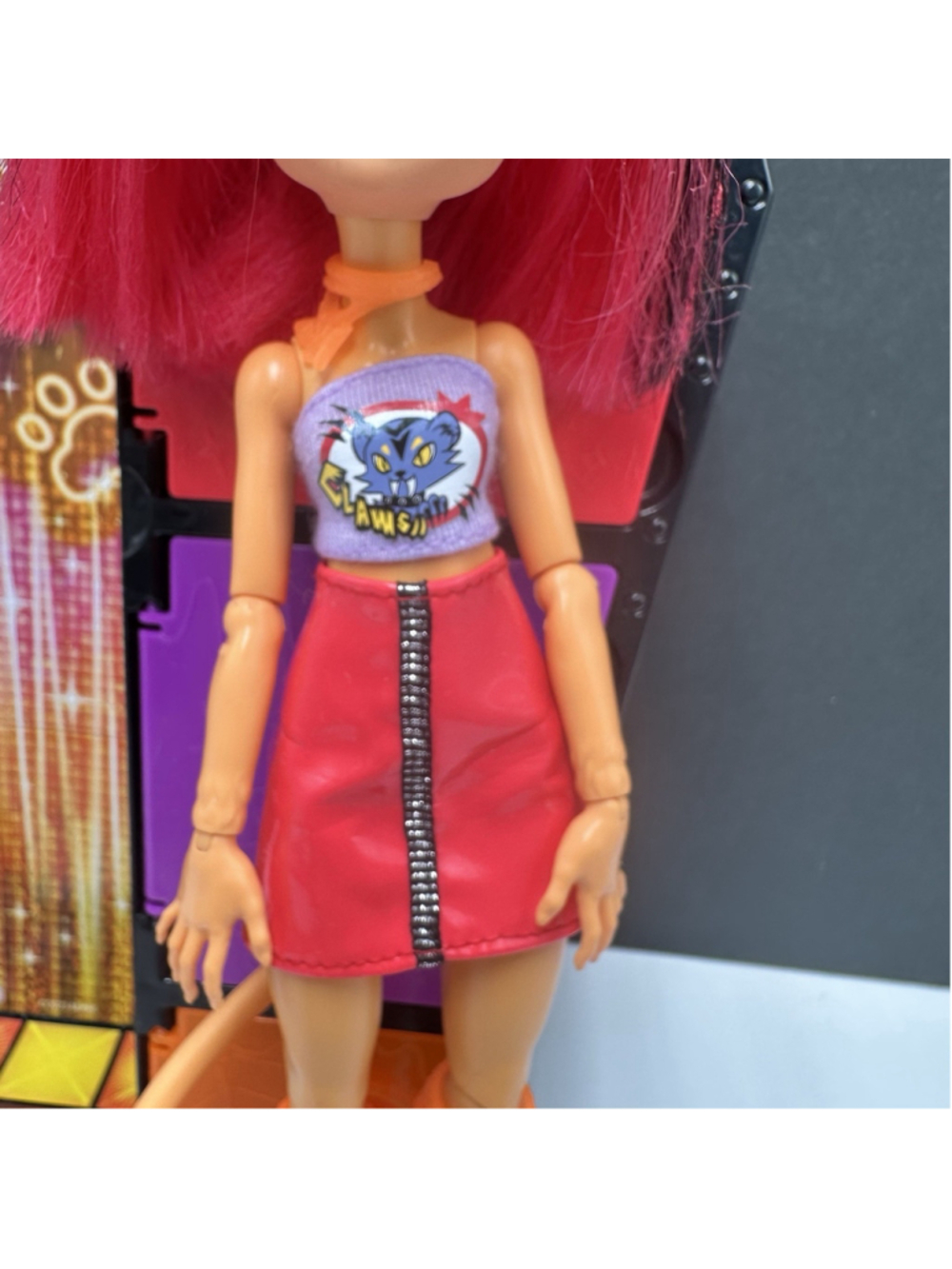 Monster High Skulltimate Secrets Neon Frights Toralei Stripe G3 Accessories - Picture 4 of 10